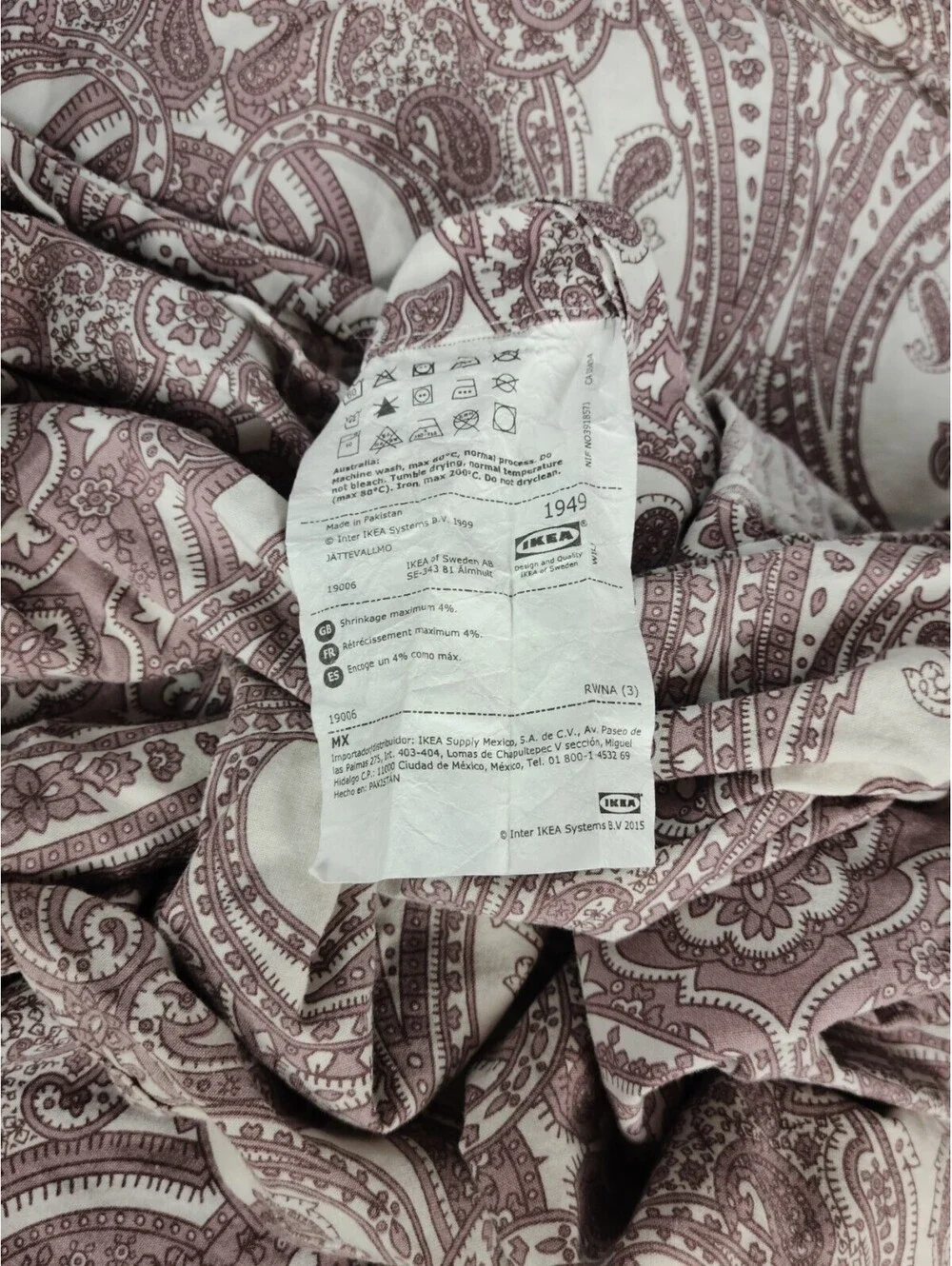 IKEA jattevallmo duvet